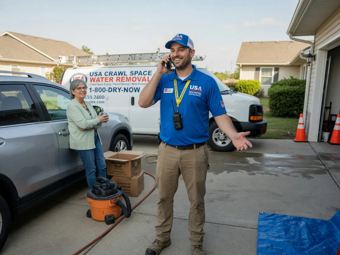 Crawl Space Water Removal Oneida, AR FAQs